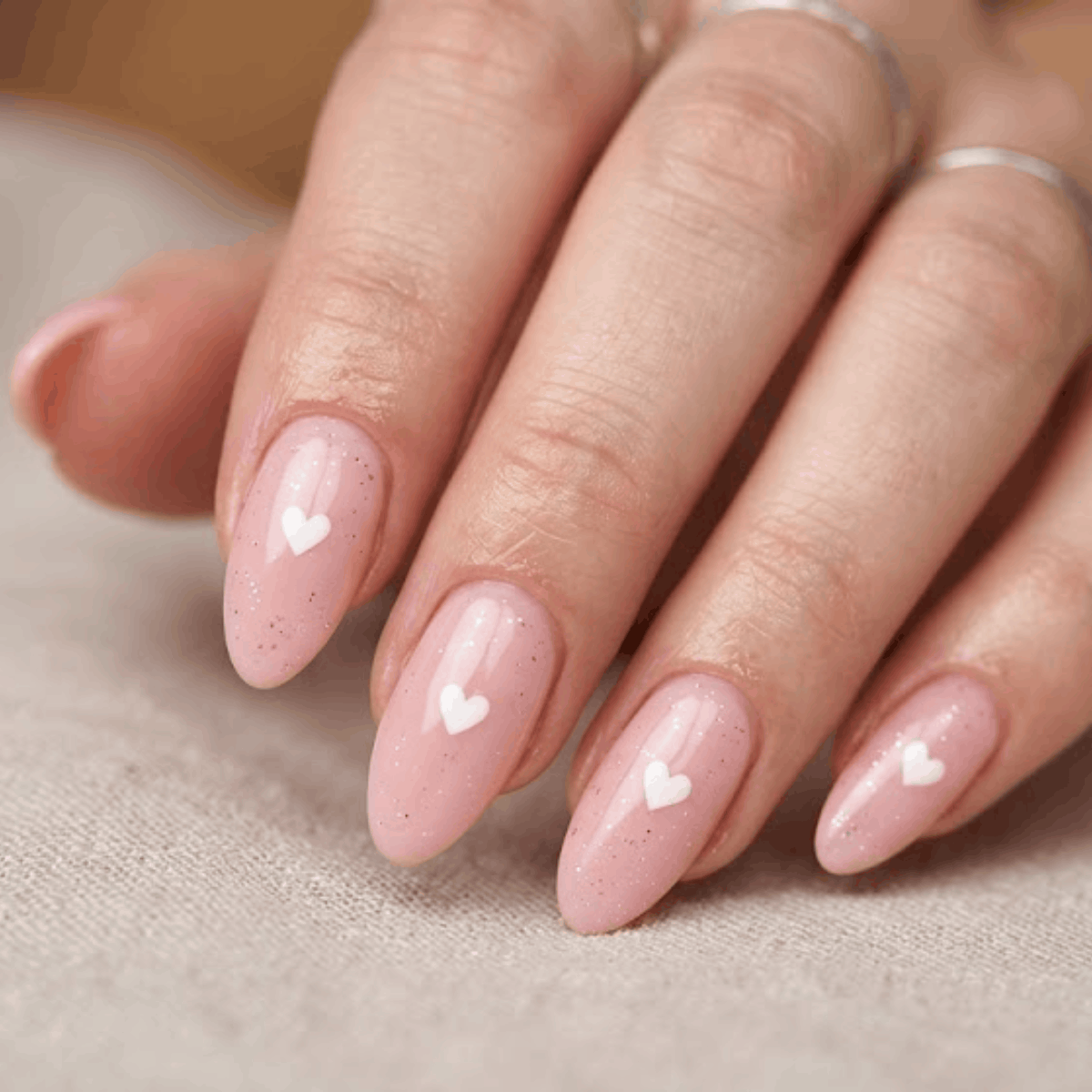 Blush Pink Heart Accent