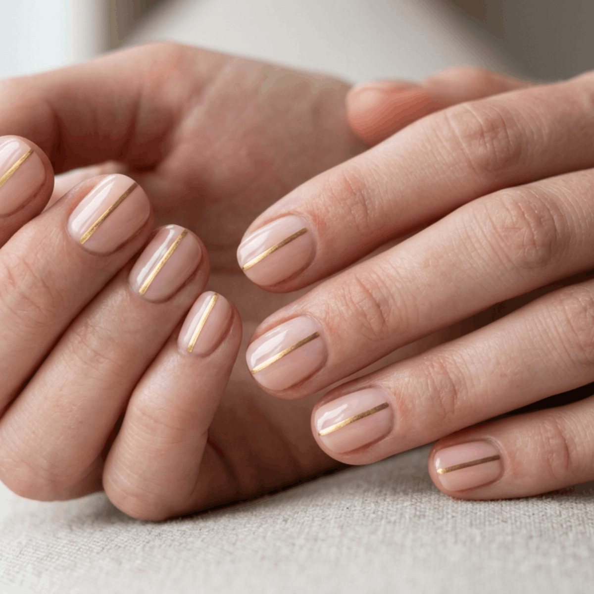 Minimalist Gold Stripe