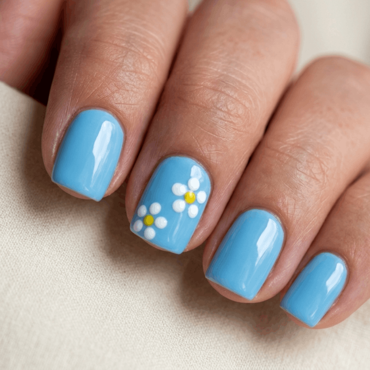 4 Easy Floral Nail Patterns for Spring School Days