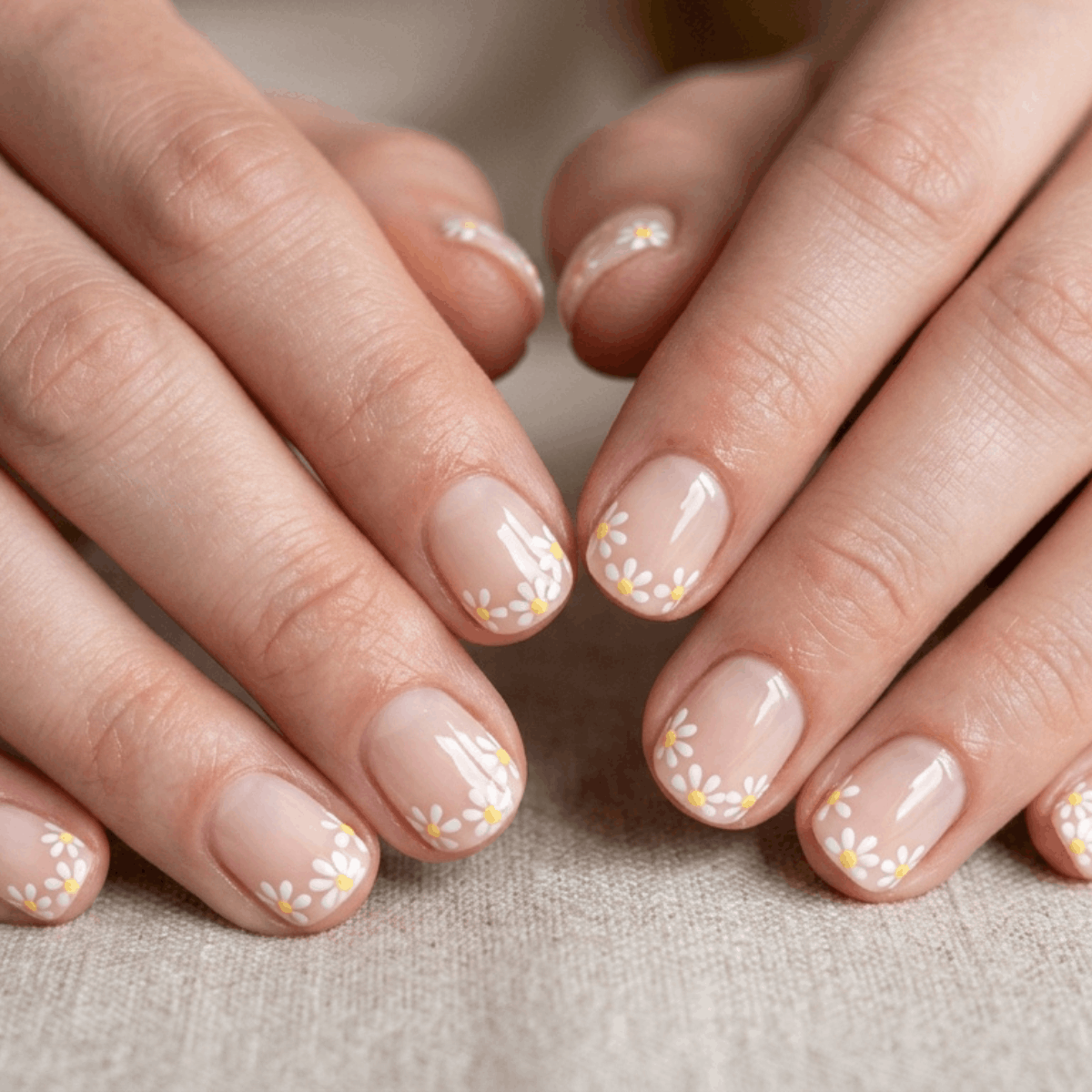 Sunny Yellow Daisy Tips