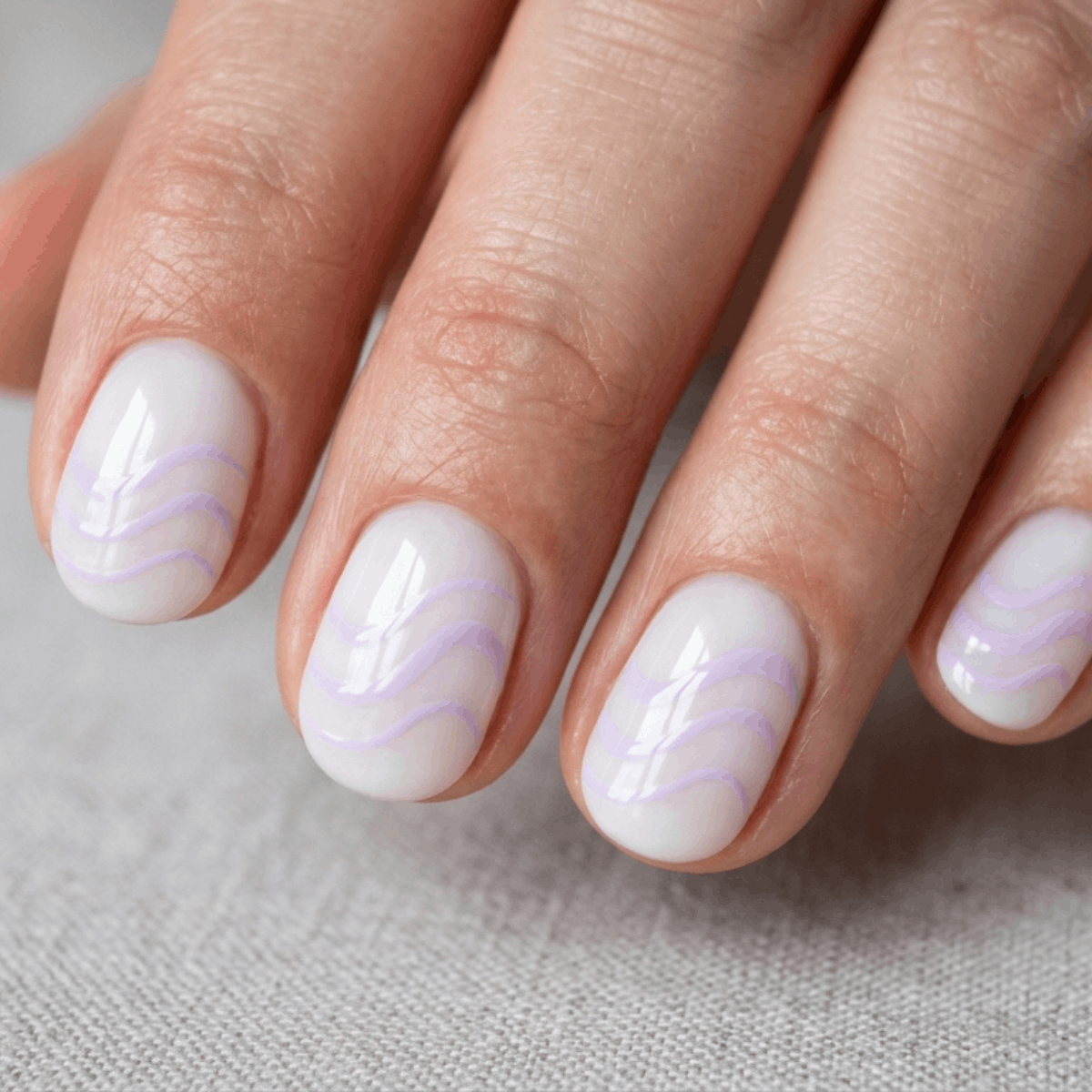 Soft Lilac Swirls