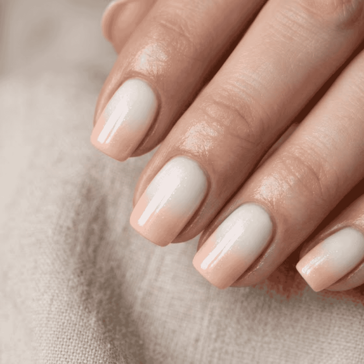 Peach Gradient Tips