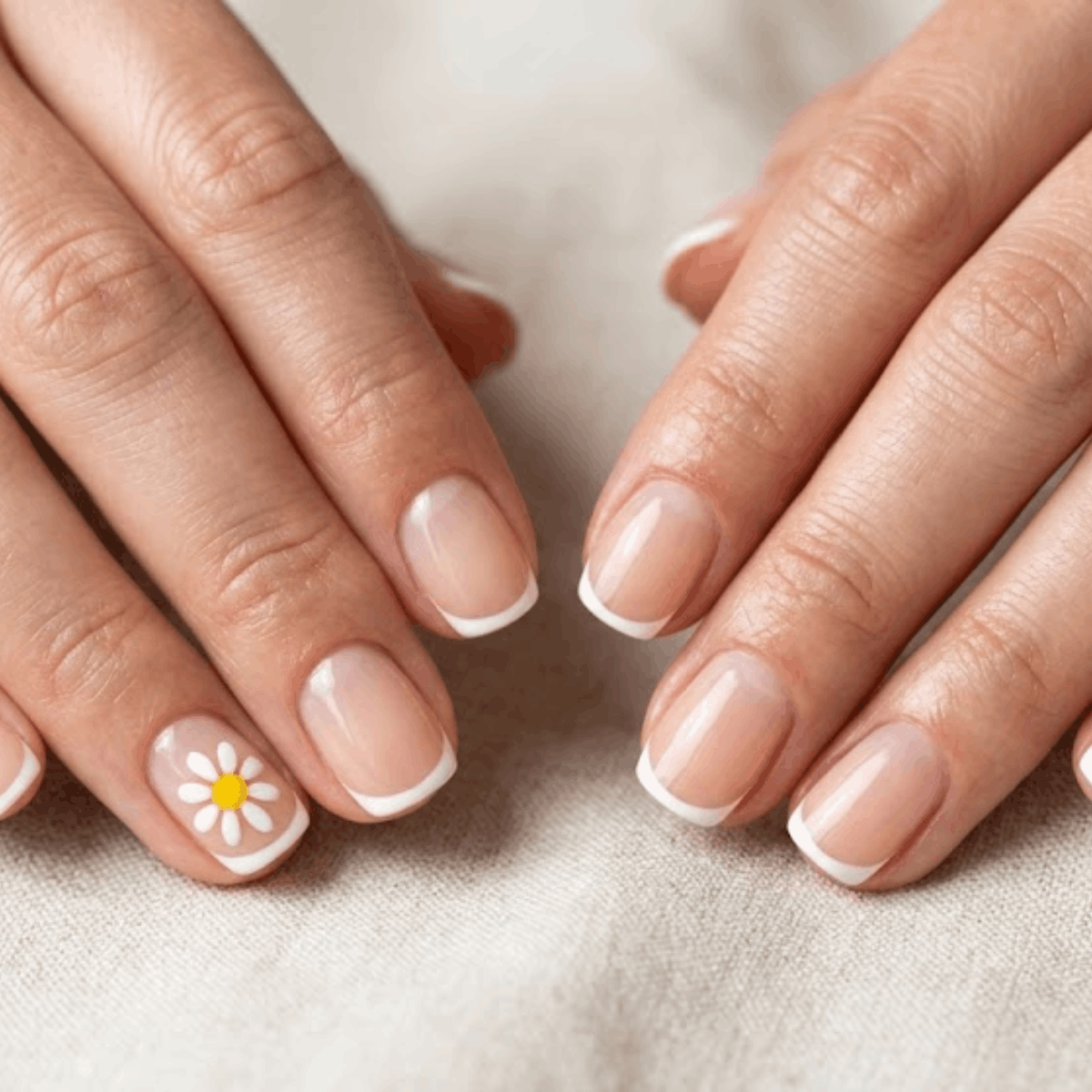 Micro French Daisy Tips