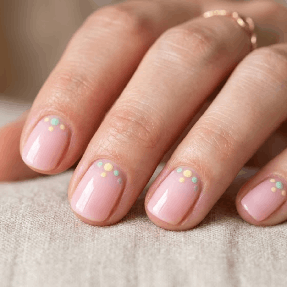 Pastel Mini Polka Dots