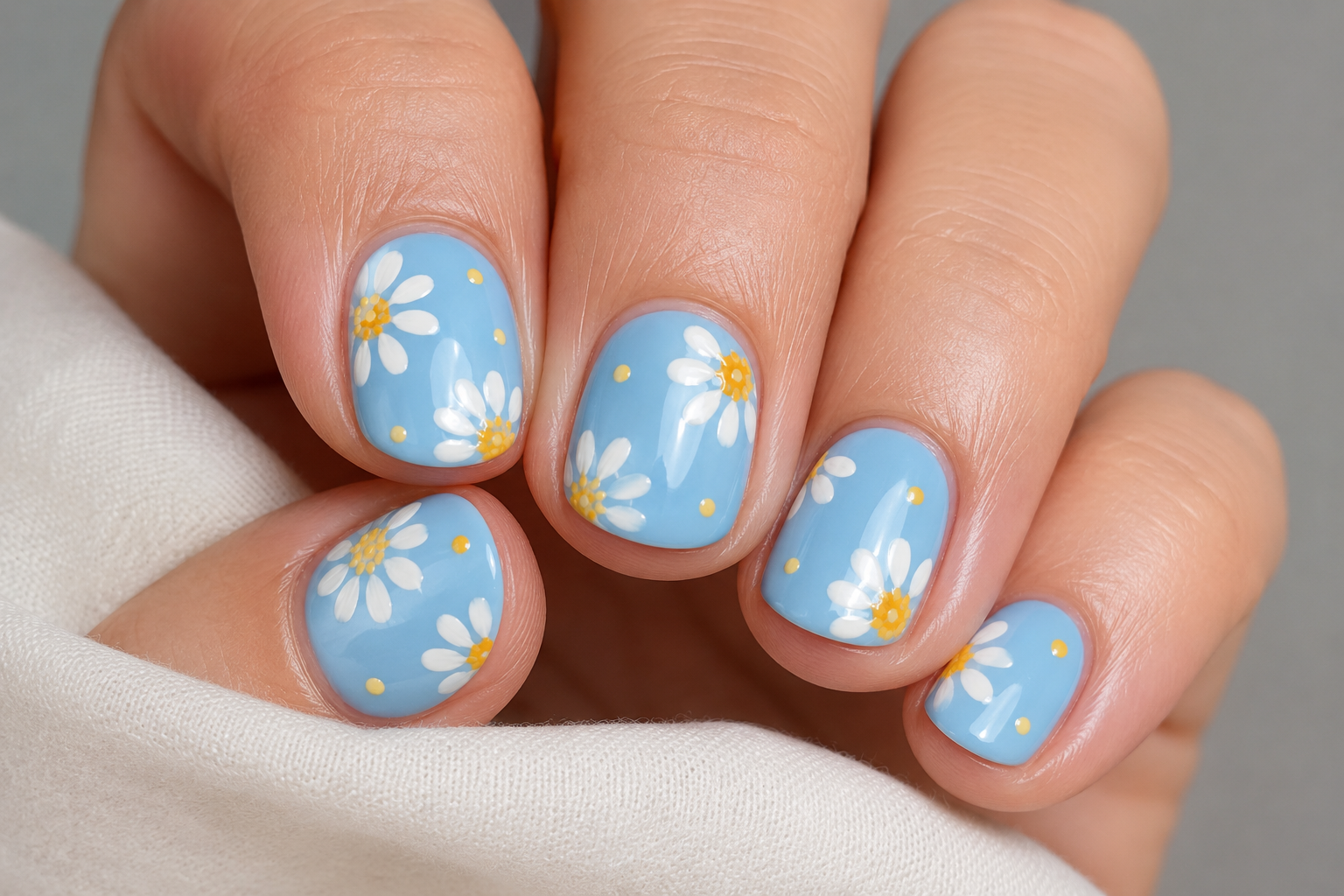 Short & Sweet Round Nail Designs