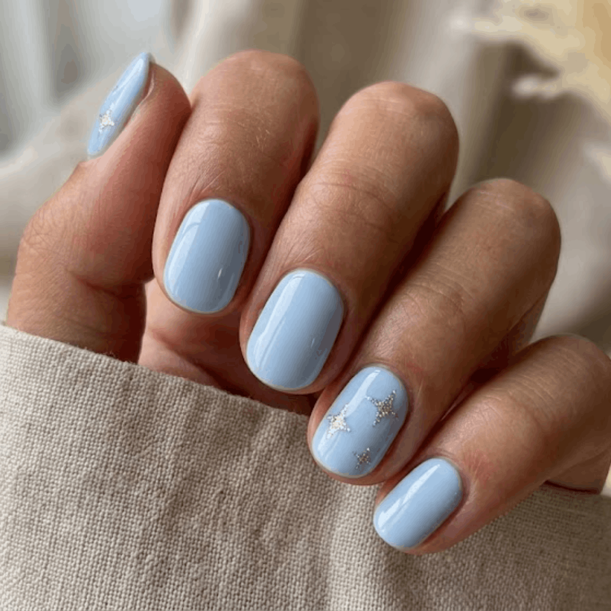 Baby Blue Starry Nights