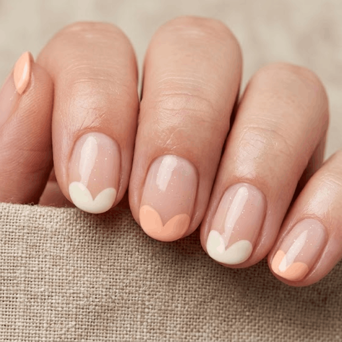 Peachy Heart Tips