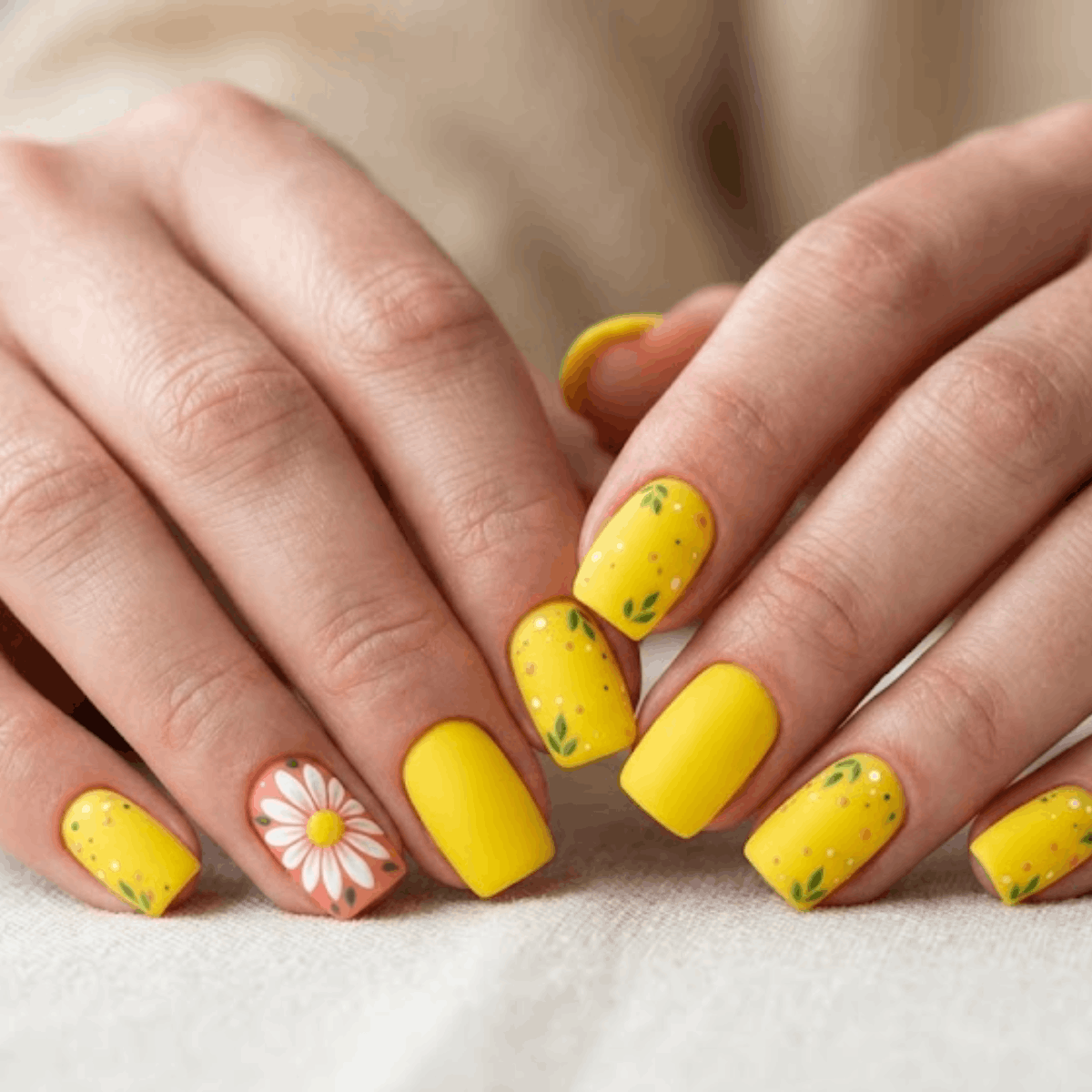 Sunny Yellow Daisy