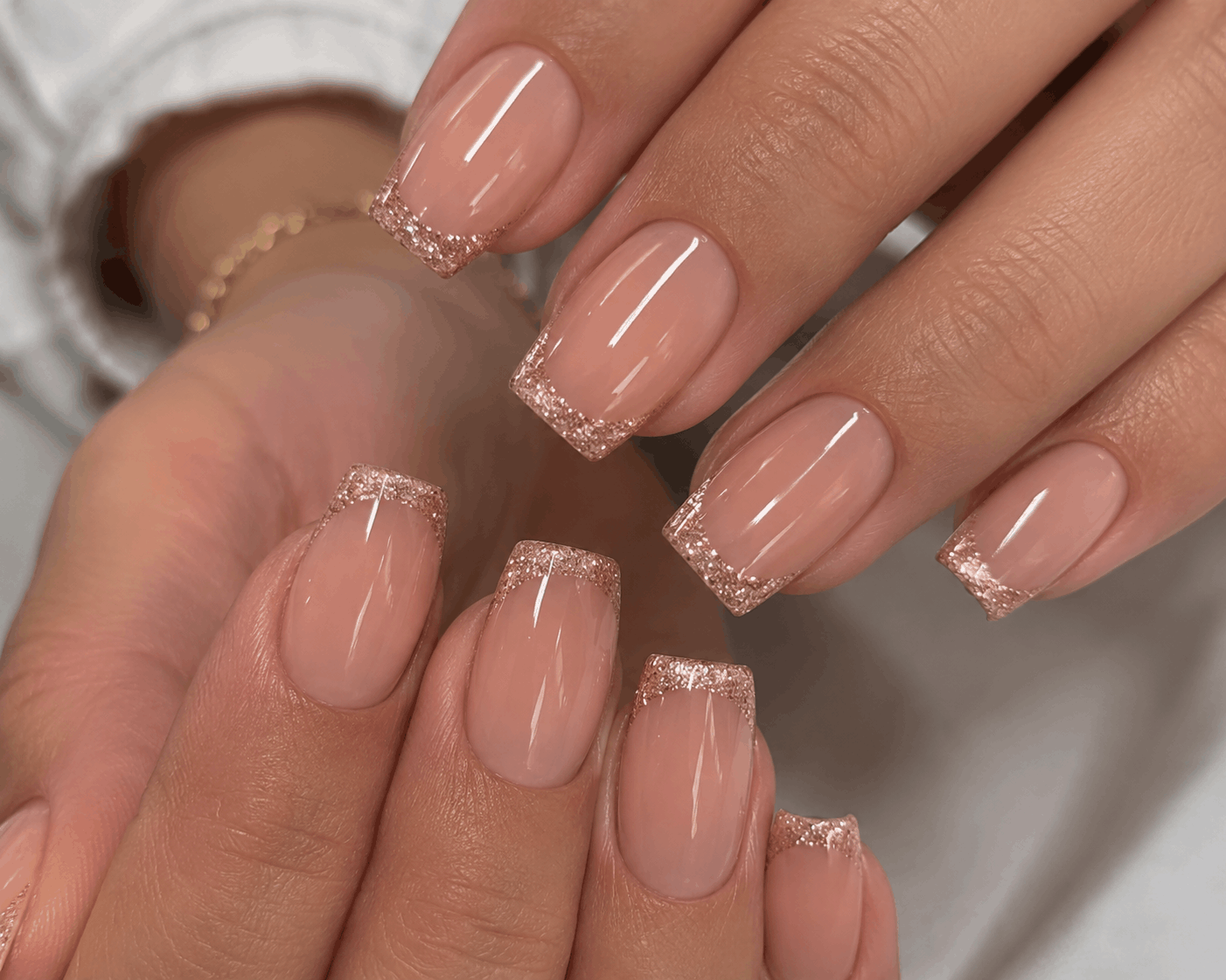 Sparkle French Tips