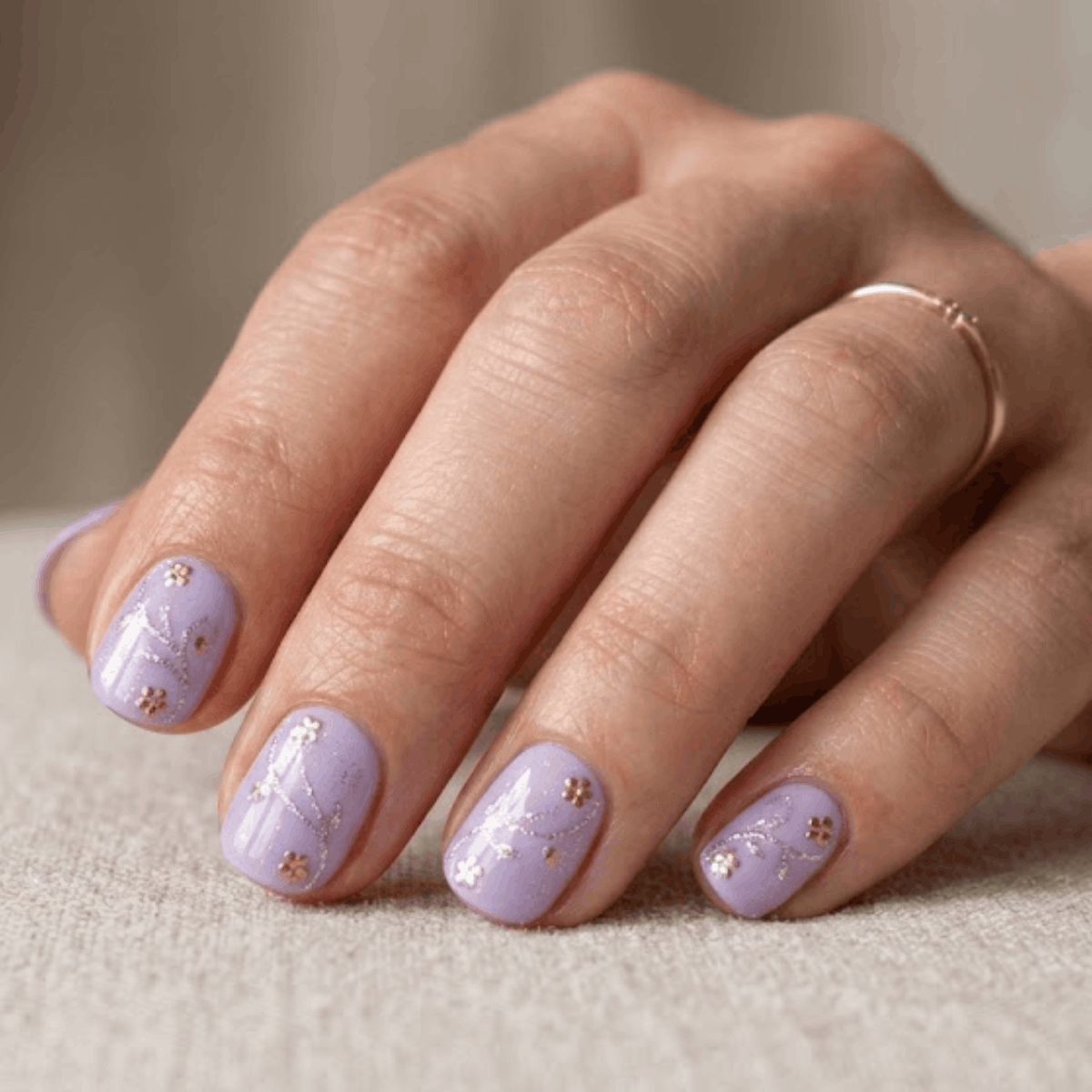 3 Easy Floral Round Nail Ideas Perfect for Short Lengths