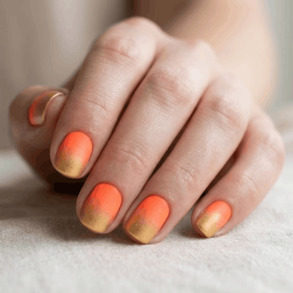 Neon Orange Sunset