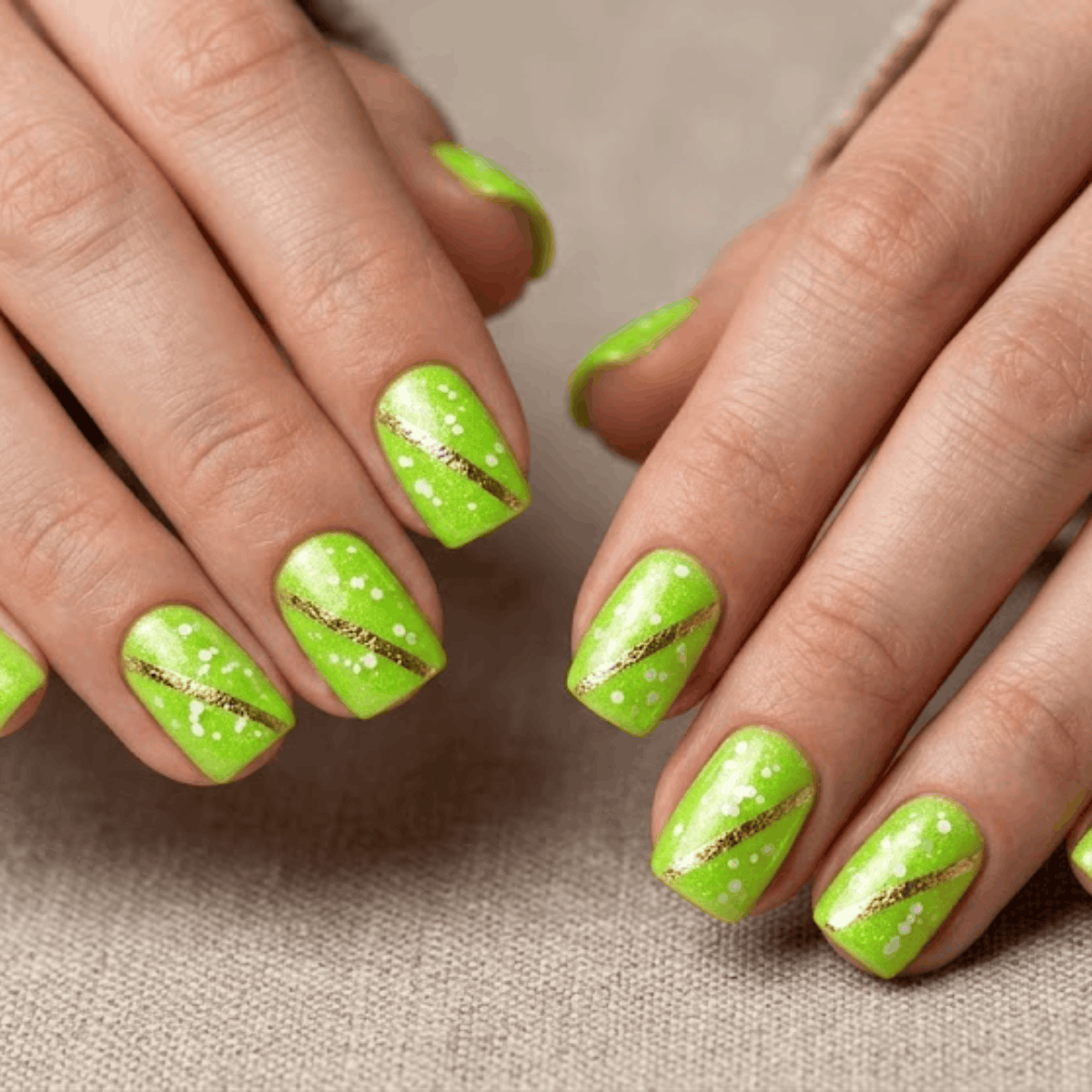 Neon Lime Confetti Splash