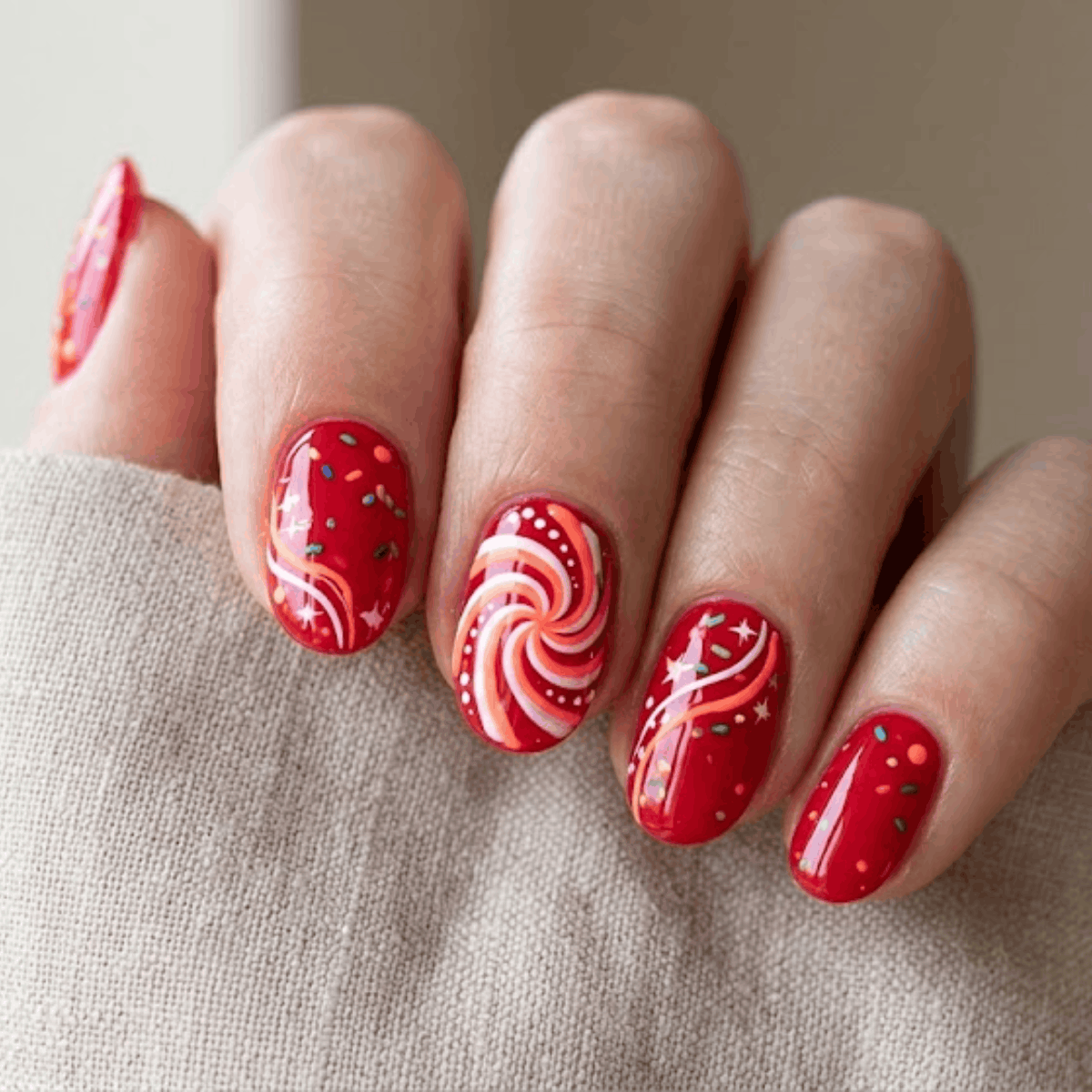 5 Bright Birthday Nail Ideas with Rainbow Sprinkles
